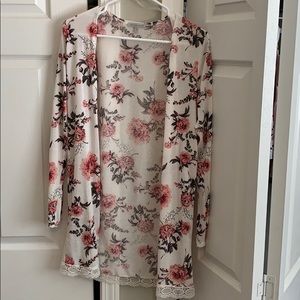 Floral cardigan